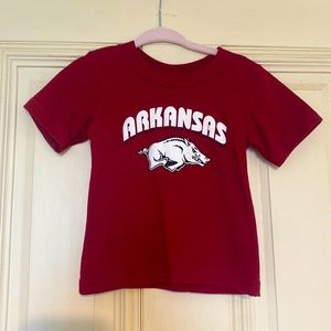Baby Boys/Girls Arkansas Razorback Shirt size 6mo